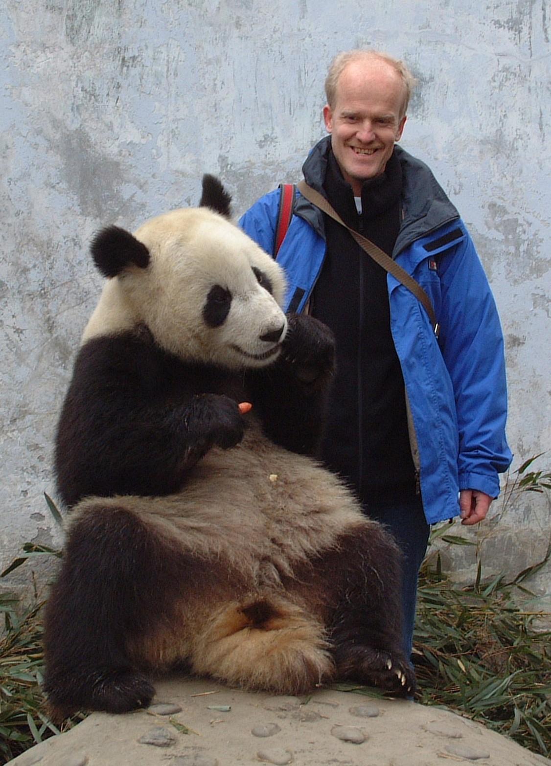 Allan med panda