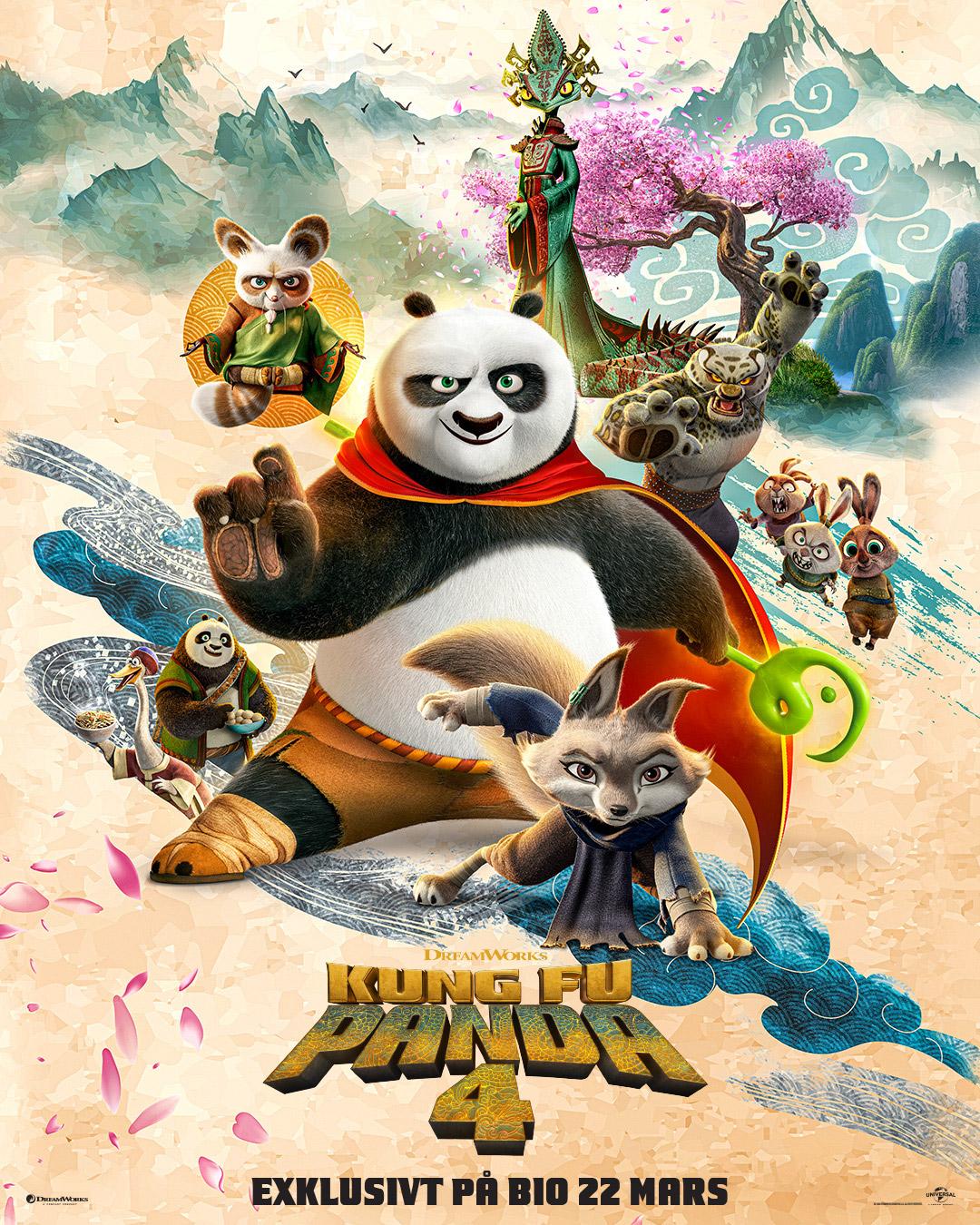 Kung fu panda 4 sverige